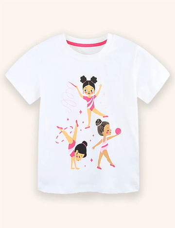 Dancing Princess Printed T-shirt